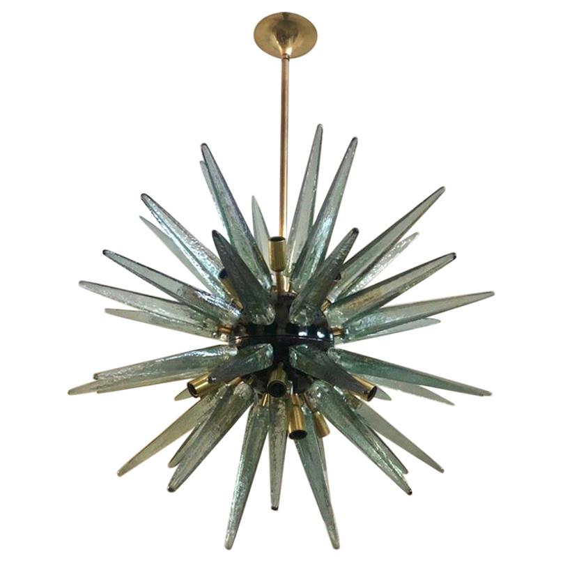 Murano Art Glass Midcentury Italian Chandelier, 1970