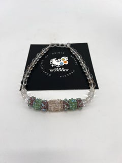 Murano Art Glass Necklace, collier hand made in Murano furnace, artisan
