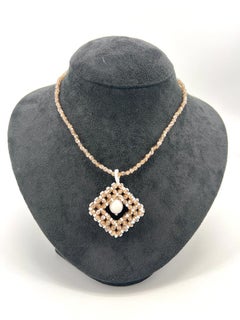 Murano Kunstglas Halskette, Collier handgemacht in Murano Venedig  Feuerung,  Perlen