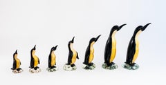 Murano Art Glass Penguin Figurines 1940's by V.A.M.S.A.