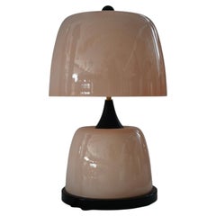 Murano Art Glass Pink Color Art Deco Table Lamp, 2020
