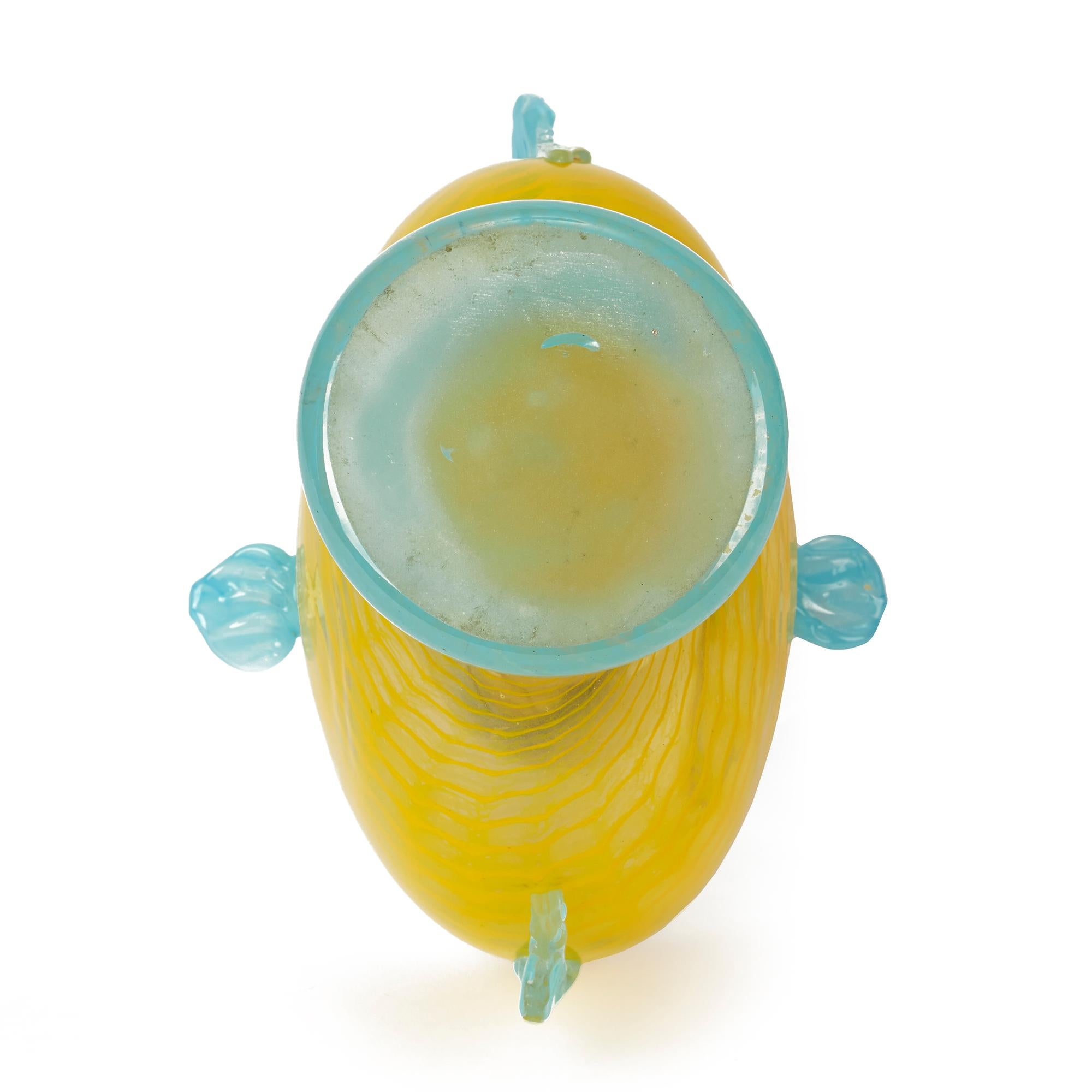 Murano Art Glass Puffer Fish Vase, 20th Century For Sale 2