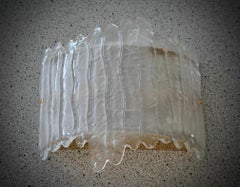 Murano Art Glass Sand Blasted Art Deco Wall Light and Sconces, 2020