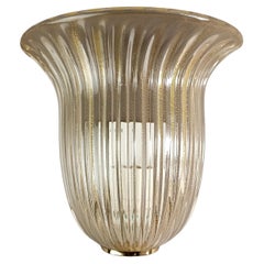 Murano art glass. Single wall lamp. Italy, 1980s.