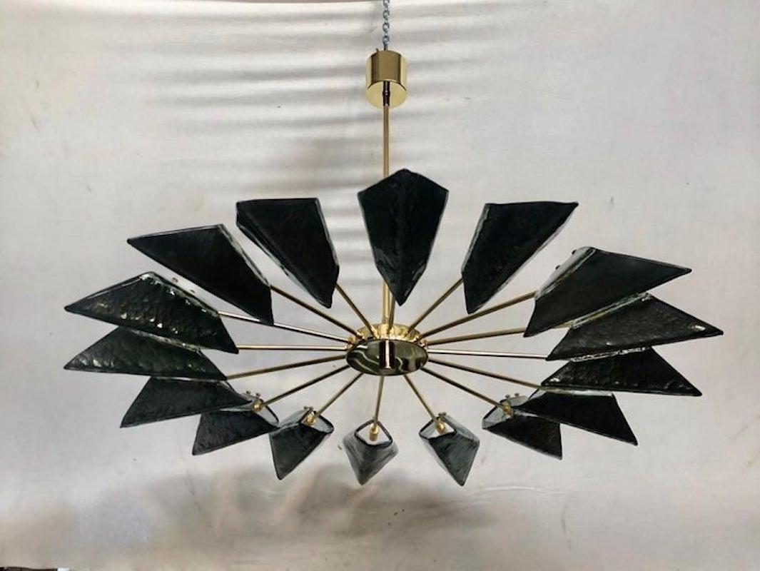 Murano Art Glass Sputnik Mid-century Chandelier and Pendant, 1980 For Sale 2