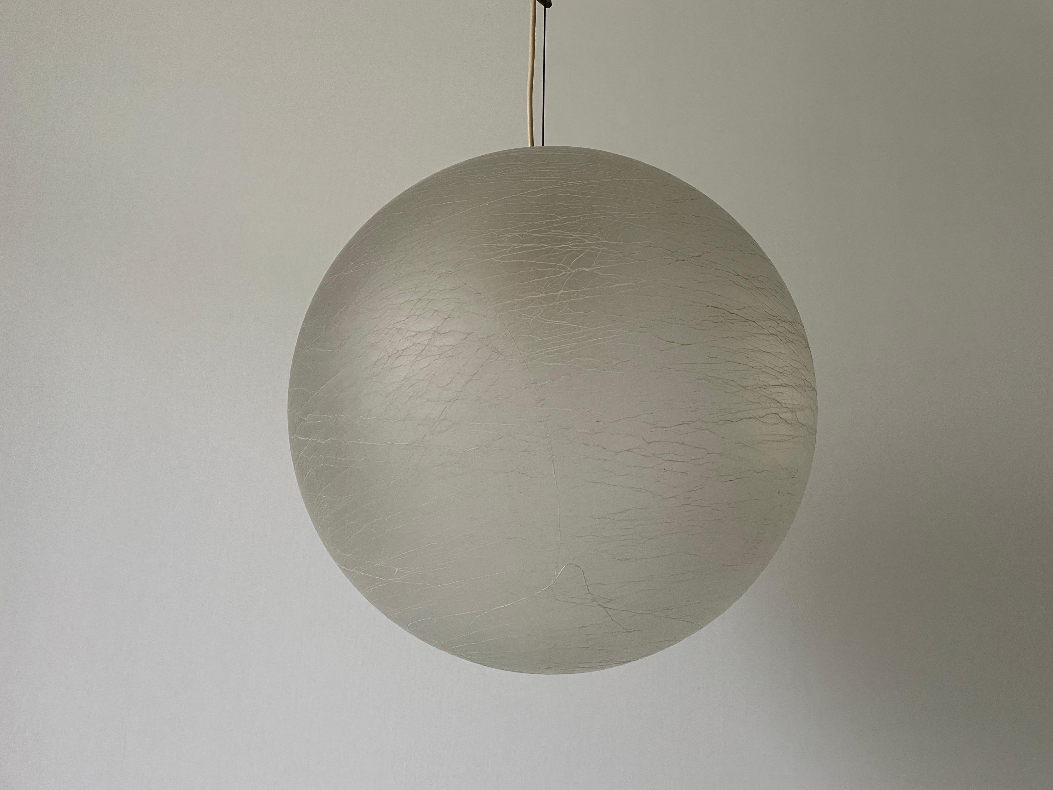 Murano Art Glass Suspension Ceiling Lamp, 1960s, Italy

Lampshade is in very good vintage condition.

This lamp works with E27 light bulbs. 
Wired and suitable to use with 220V and 110V for all countries.

Measurements:
Diameter: 38 cm
Height: 38