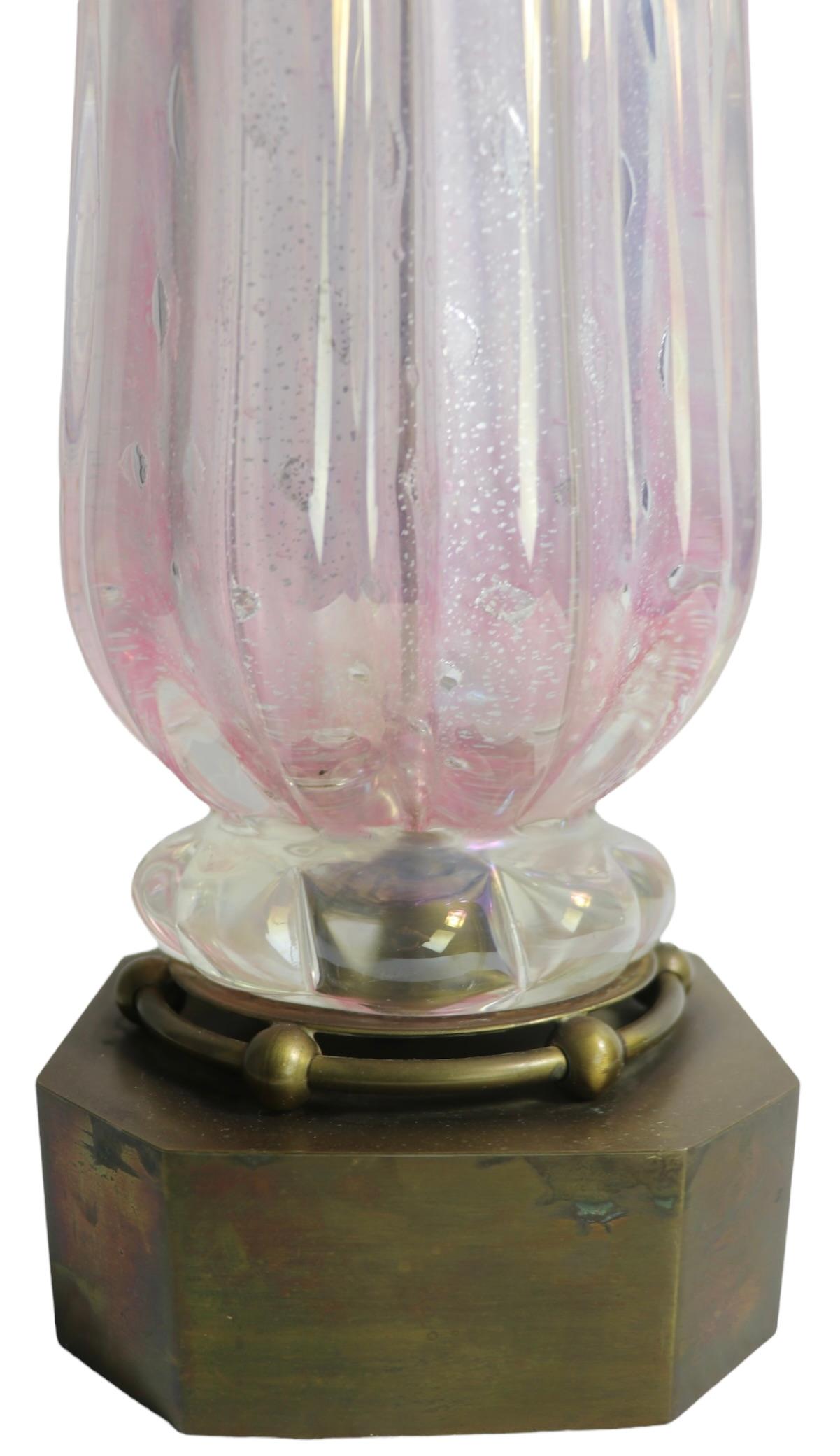 20th Century Murano Art Glass Table Lamp by Barovier
