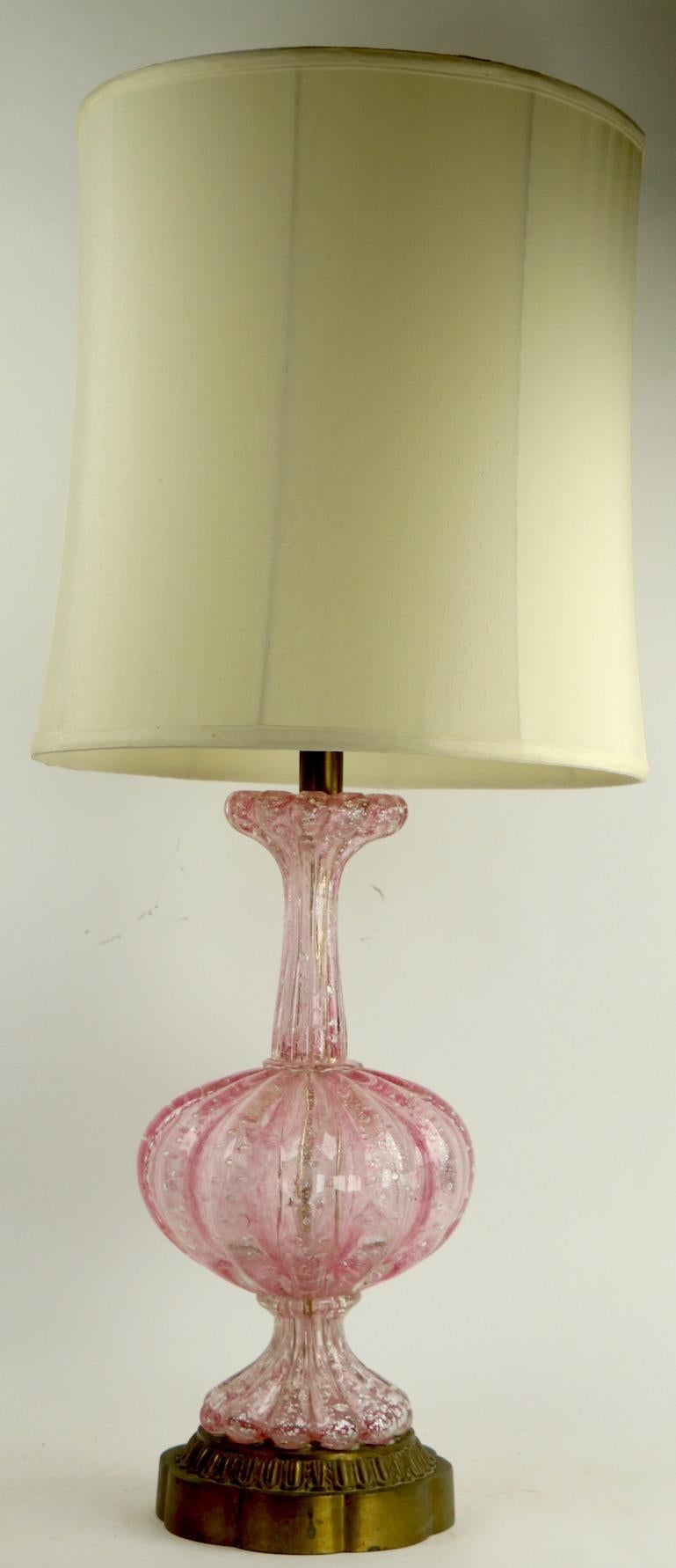 Murano Art Glass Table Lamp by Barovier 2