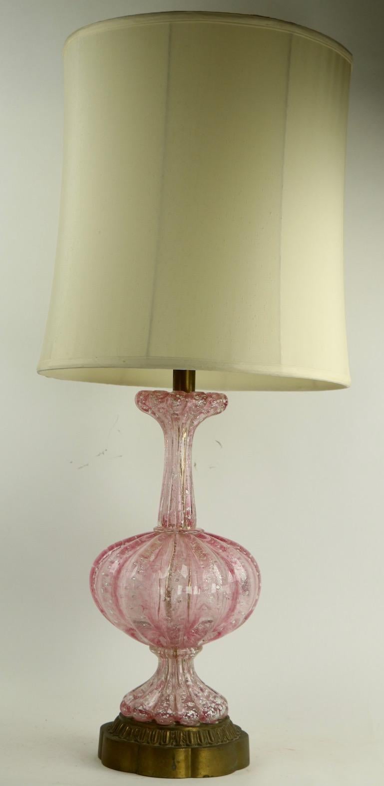 Murano Art Glass Table Lamp by Barovier 3