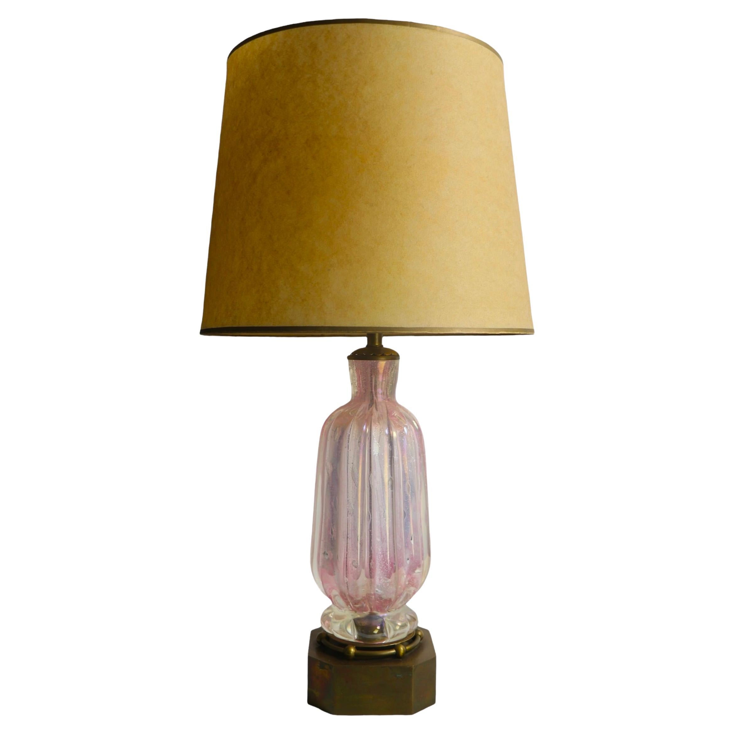 Murano Art Glass Table Lamp by Barovier