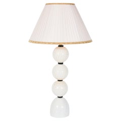 Murano Art Glass Table Lamp by Giovanni Dalla Fina 1980s