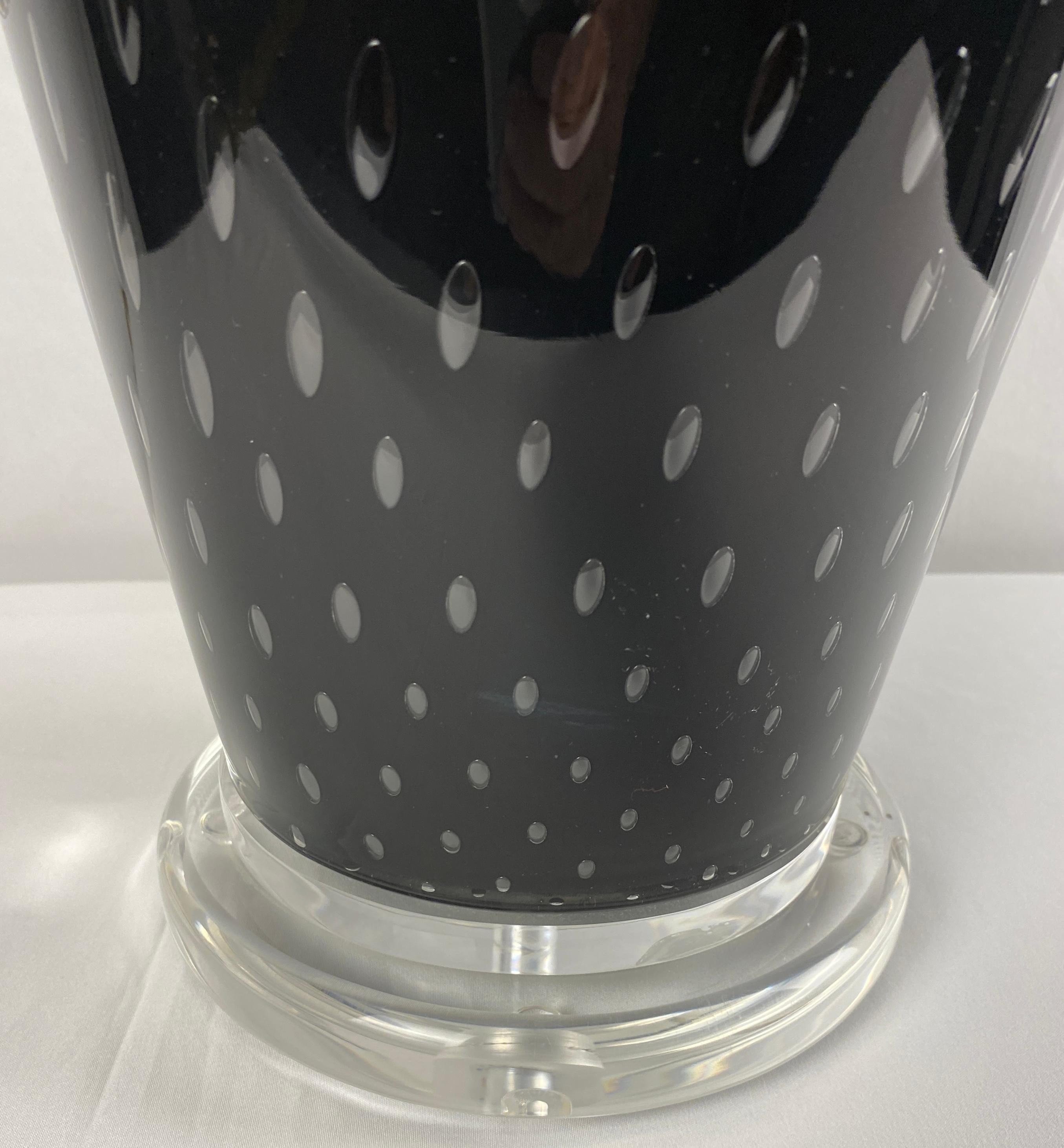 Murano Kunstglas Tischlampe (Handgefertigt) im Angebot