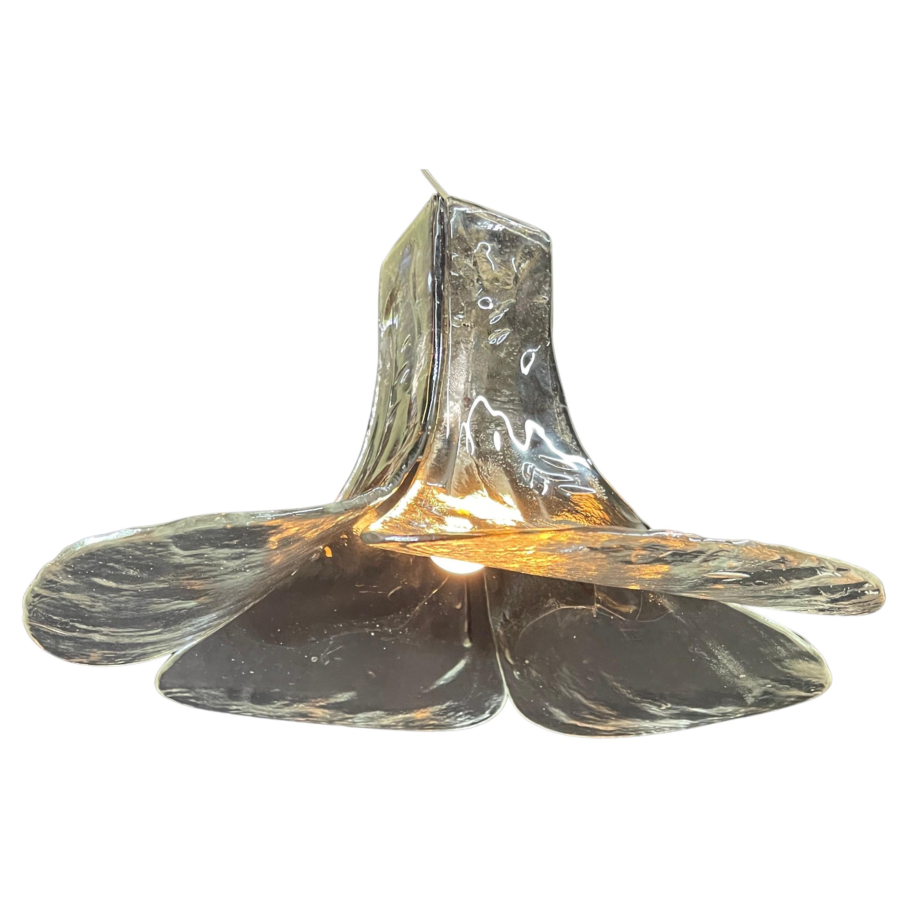 Murano Art Glass Tulip Pendant by Carlo Nason for Mazzega