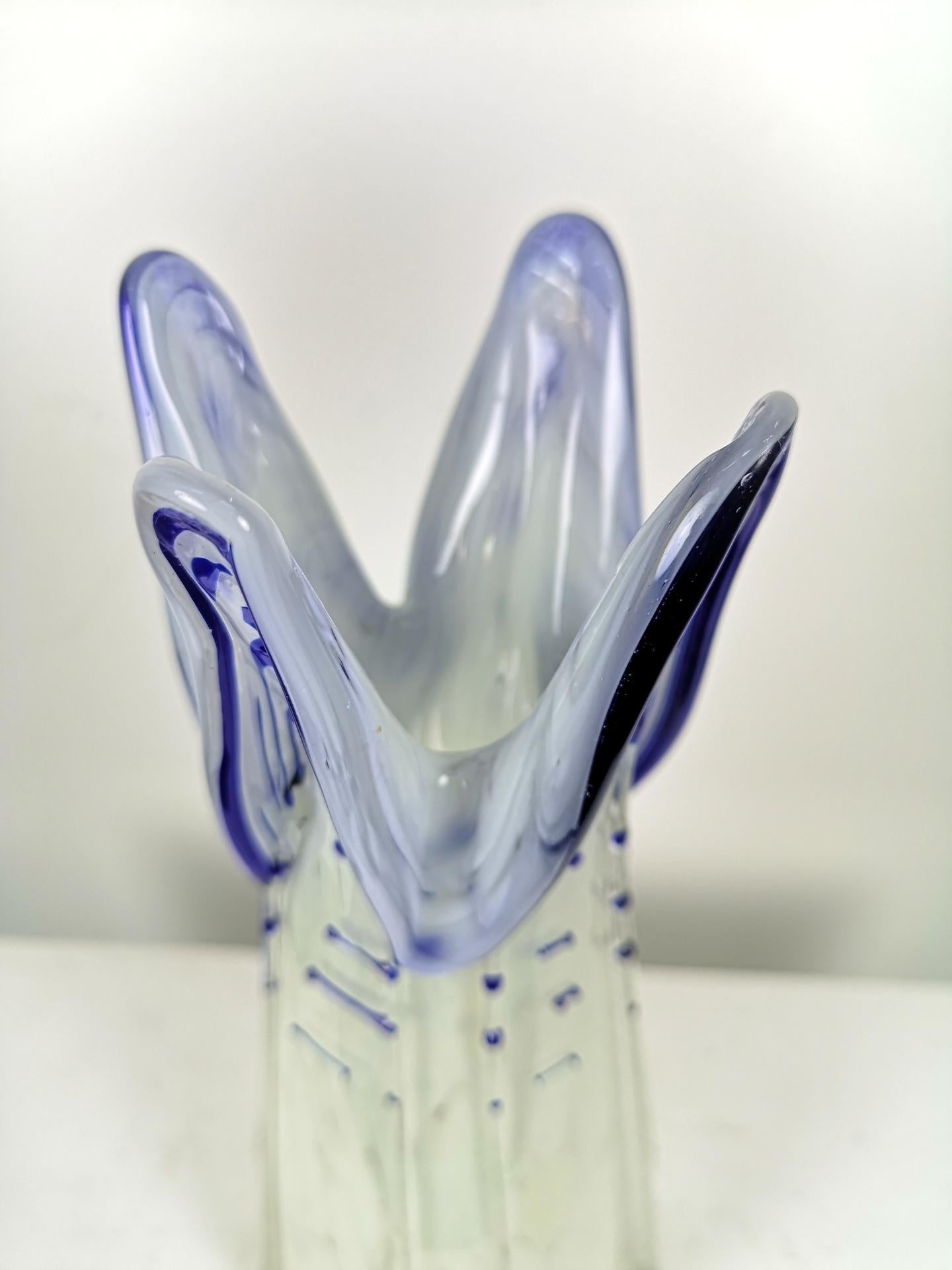 Mid-Century moderno Vaso in vetro artistico di Murano, anni '70 in vendita