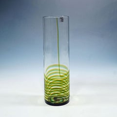 Vaso in vetro artistico di Murano Bifilo di Toni Zuccheri per Venini, anni '70 ca.