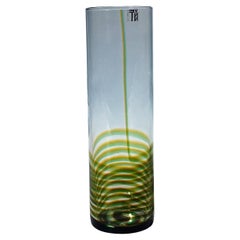 Murano Art Glass Vase Bifilo by Toni Zuccheri for Venini ca. 1970s