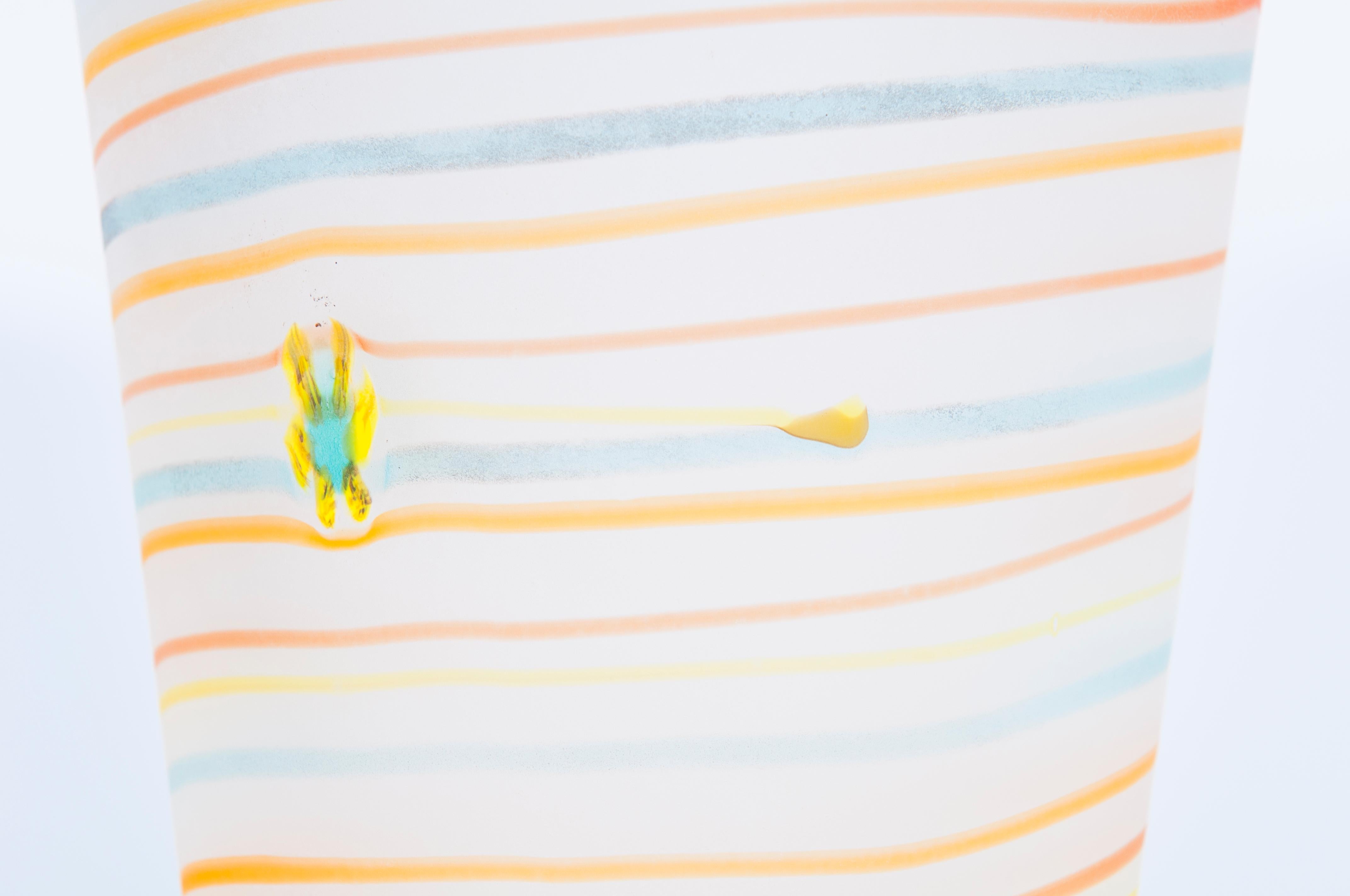 Vase en verre d'art de Murano par Cenedese, Italie, années 1980 en vente 9