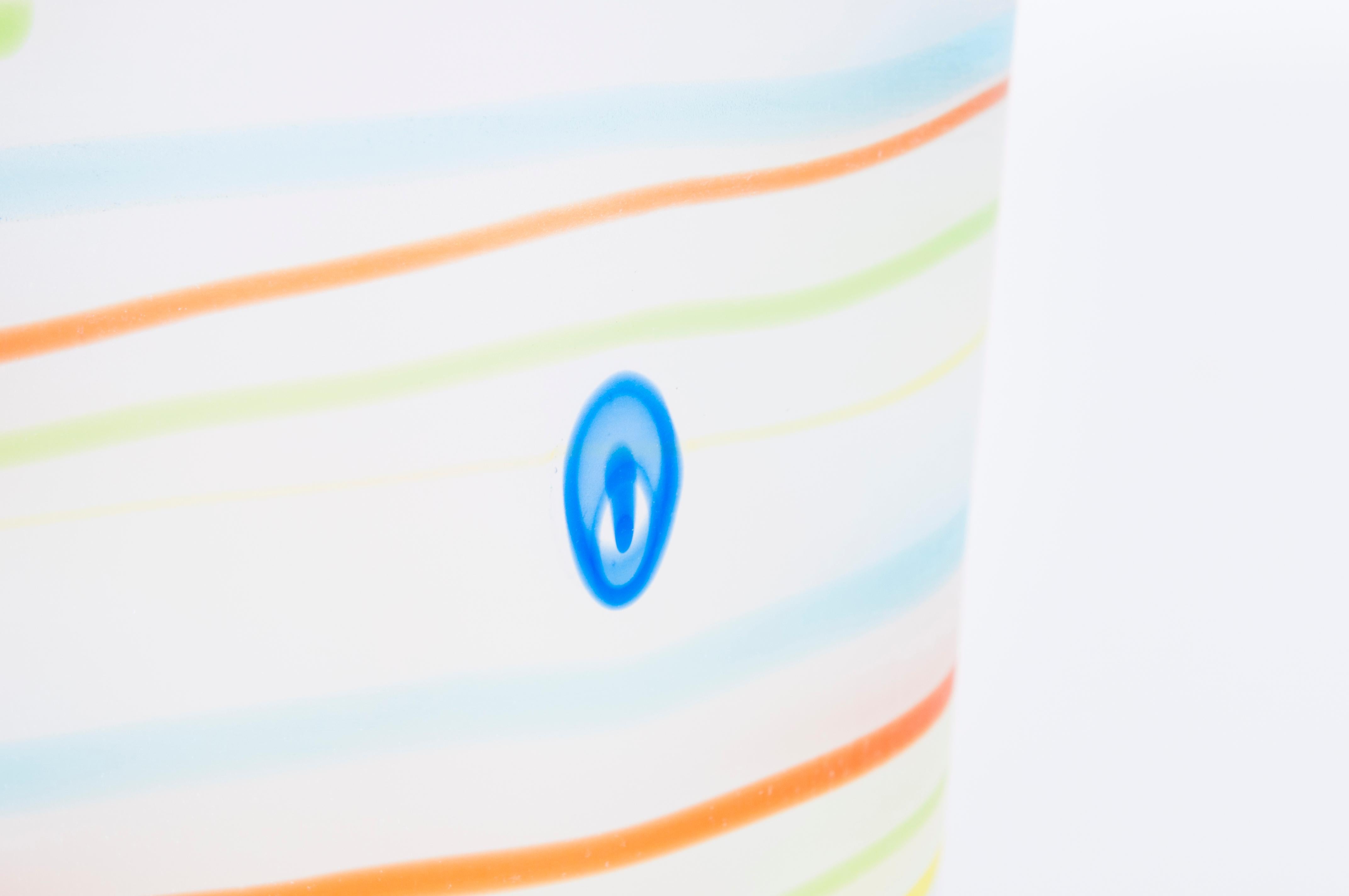 Verre Vase en verre d'art de Murano par Cenedese, Italie, années 1980 en vente