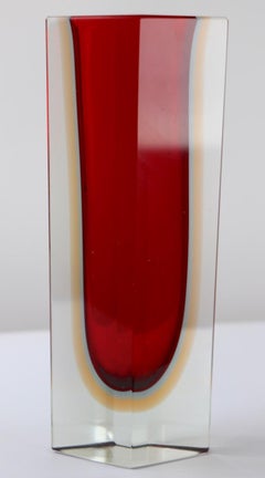 Vaso in vetro artistico di Murano di Mandruzatto