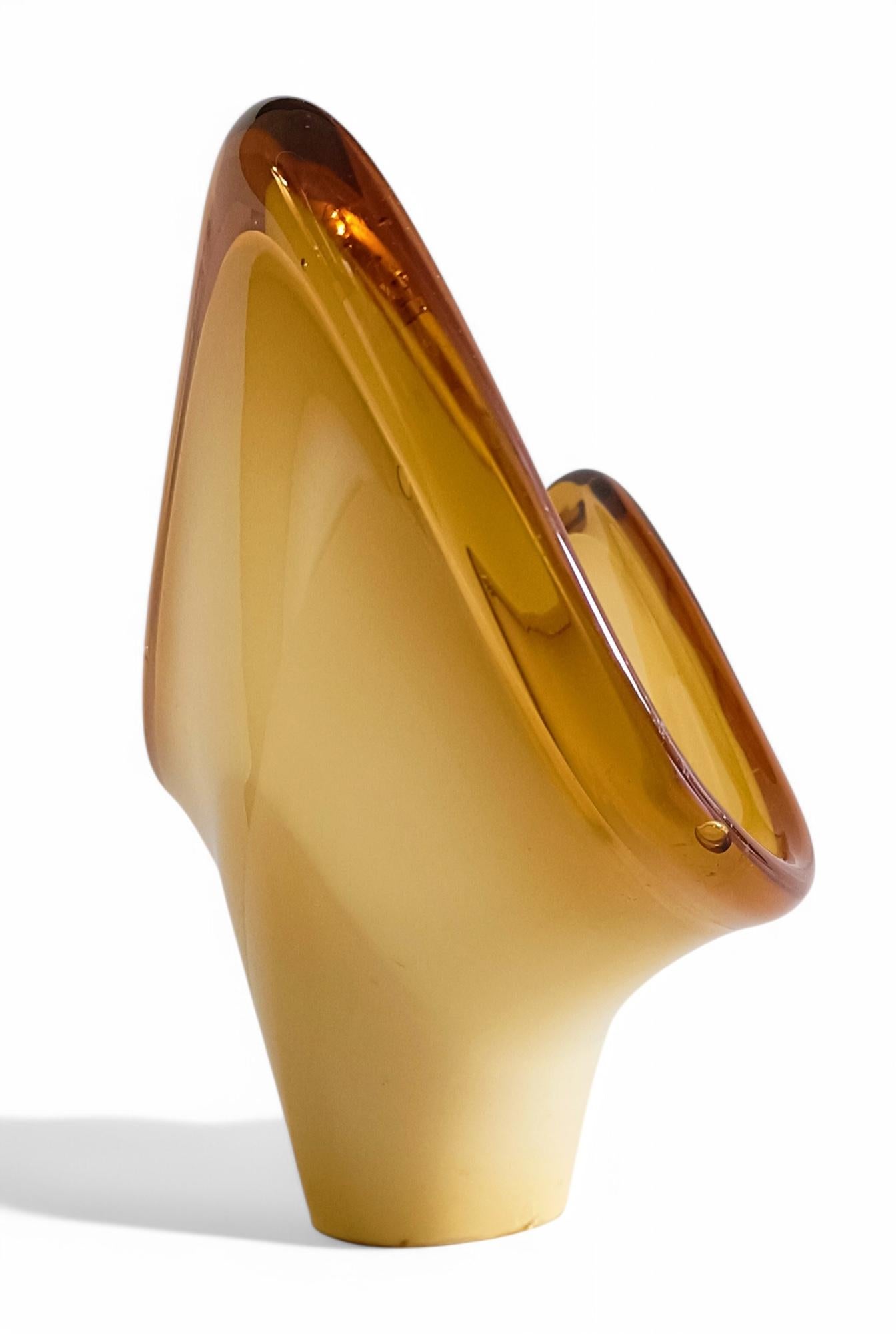 Large Murano Centerpiece Italian Modernist Art Glass, 1950s 9