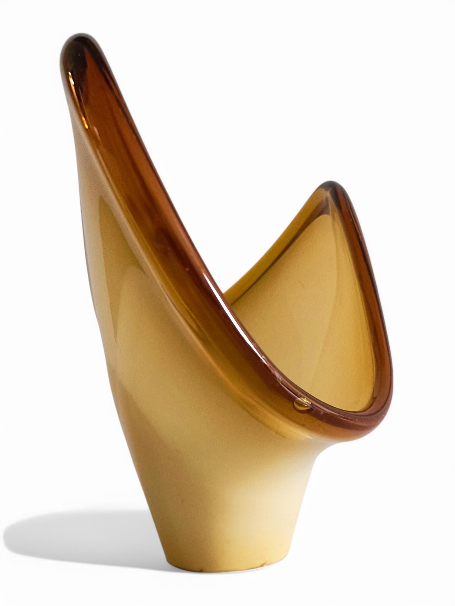 20th Century Large Murano Centerpiece Italian Modernist Art Glass, 1950s