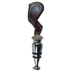 Tappo per vino in vetro artistico di Murano o tappo per bottiglia in vetro