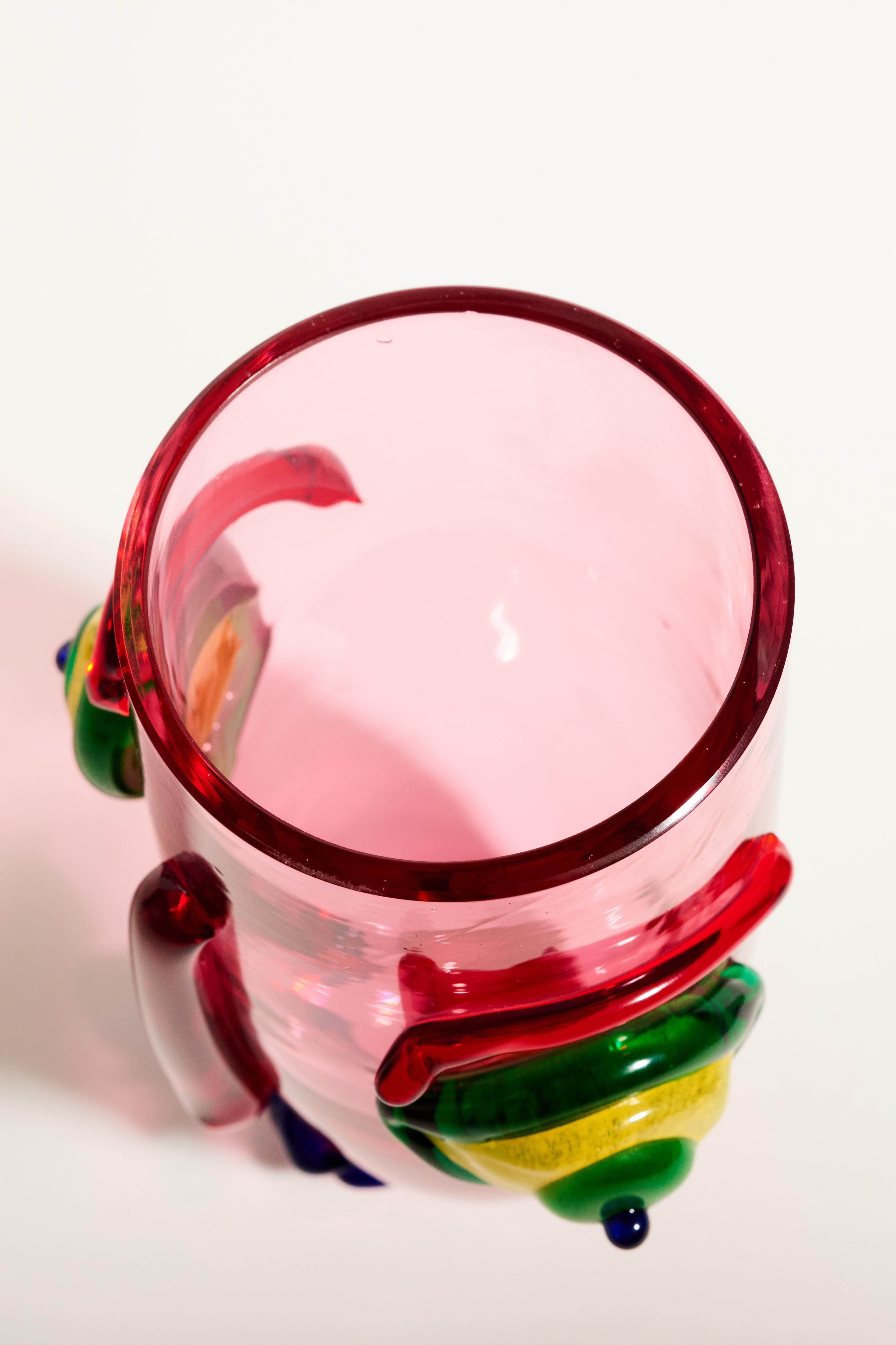 Murano Artist Abstract Face Vase 1