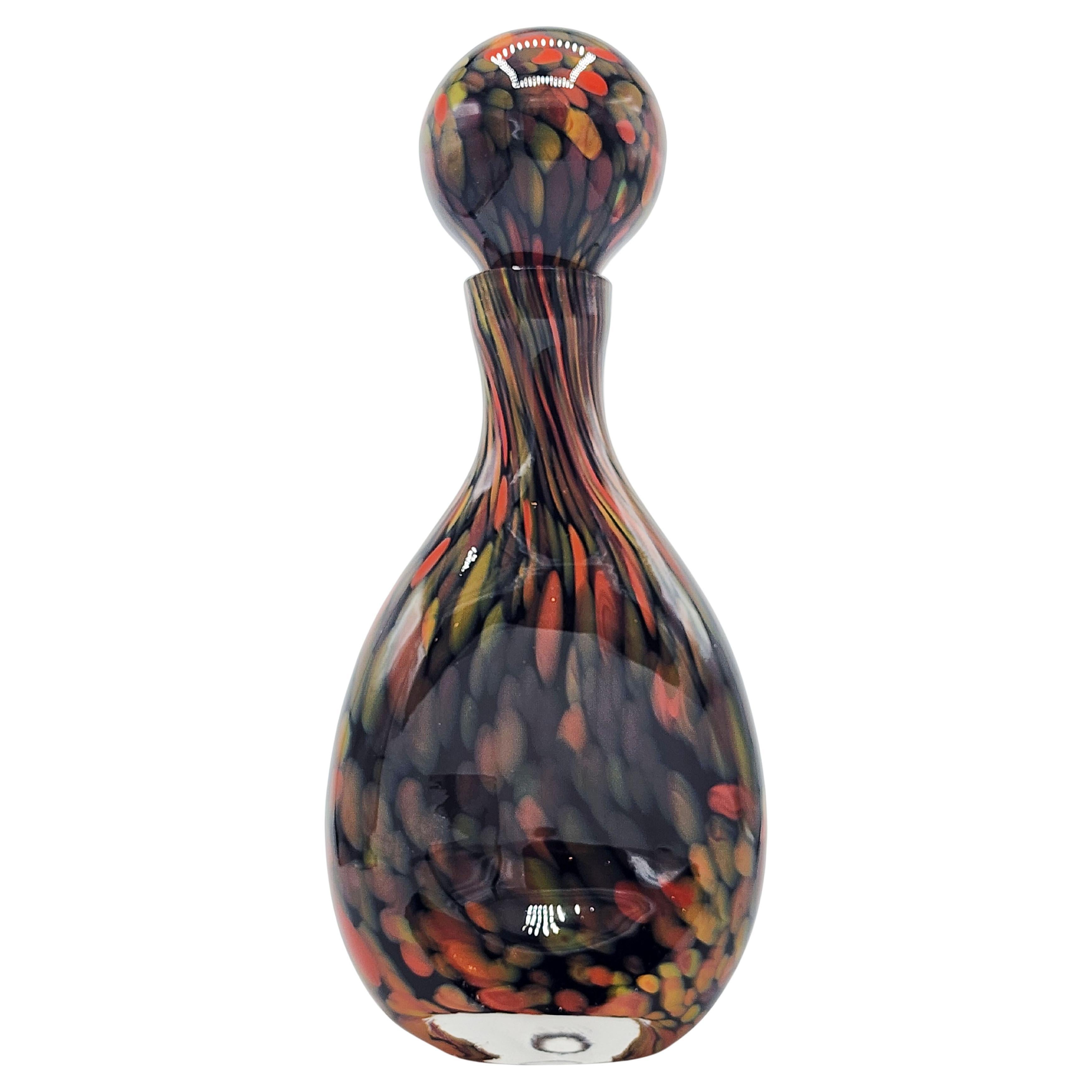Murano-Kunstglasflasche aus Muranoglas von Vincenzo Nason