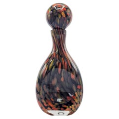 Bouteille de verre artistique de Murano par Vincenzo Nason