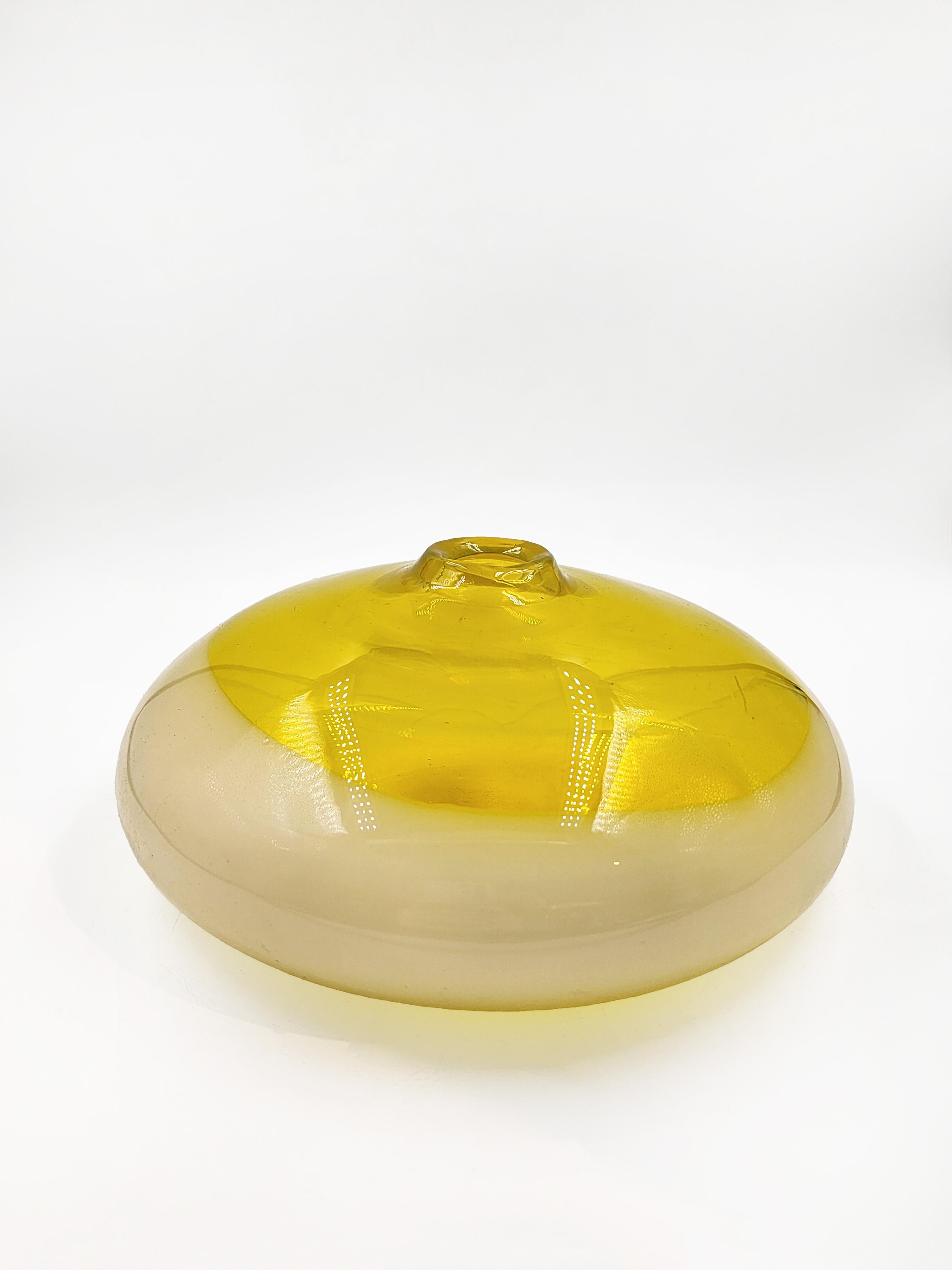 Post-Modern Murano Artistic Glass Center For Sale