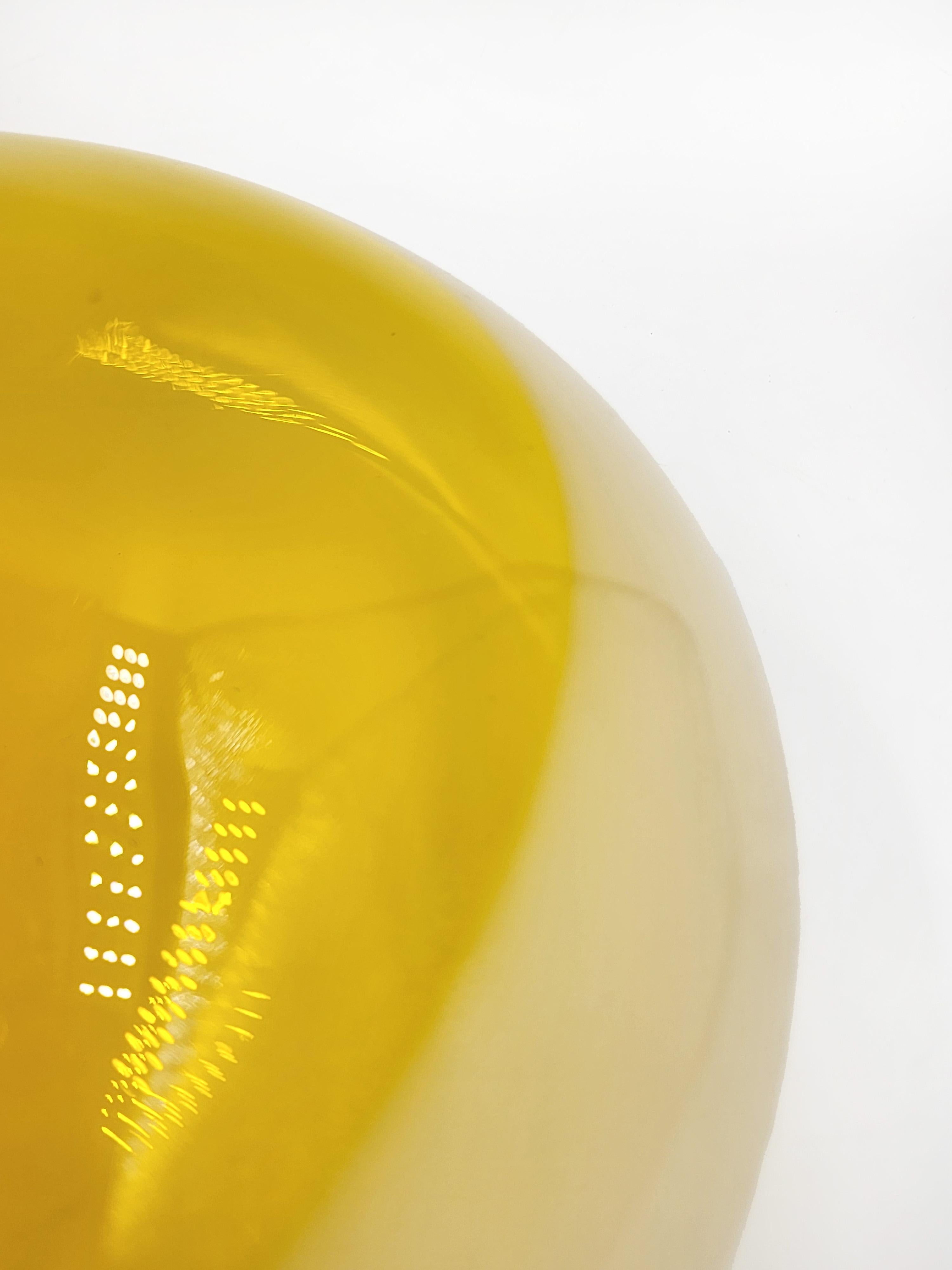 Hand-Crafted Murano Artistic Glass Center For Sale