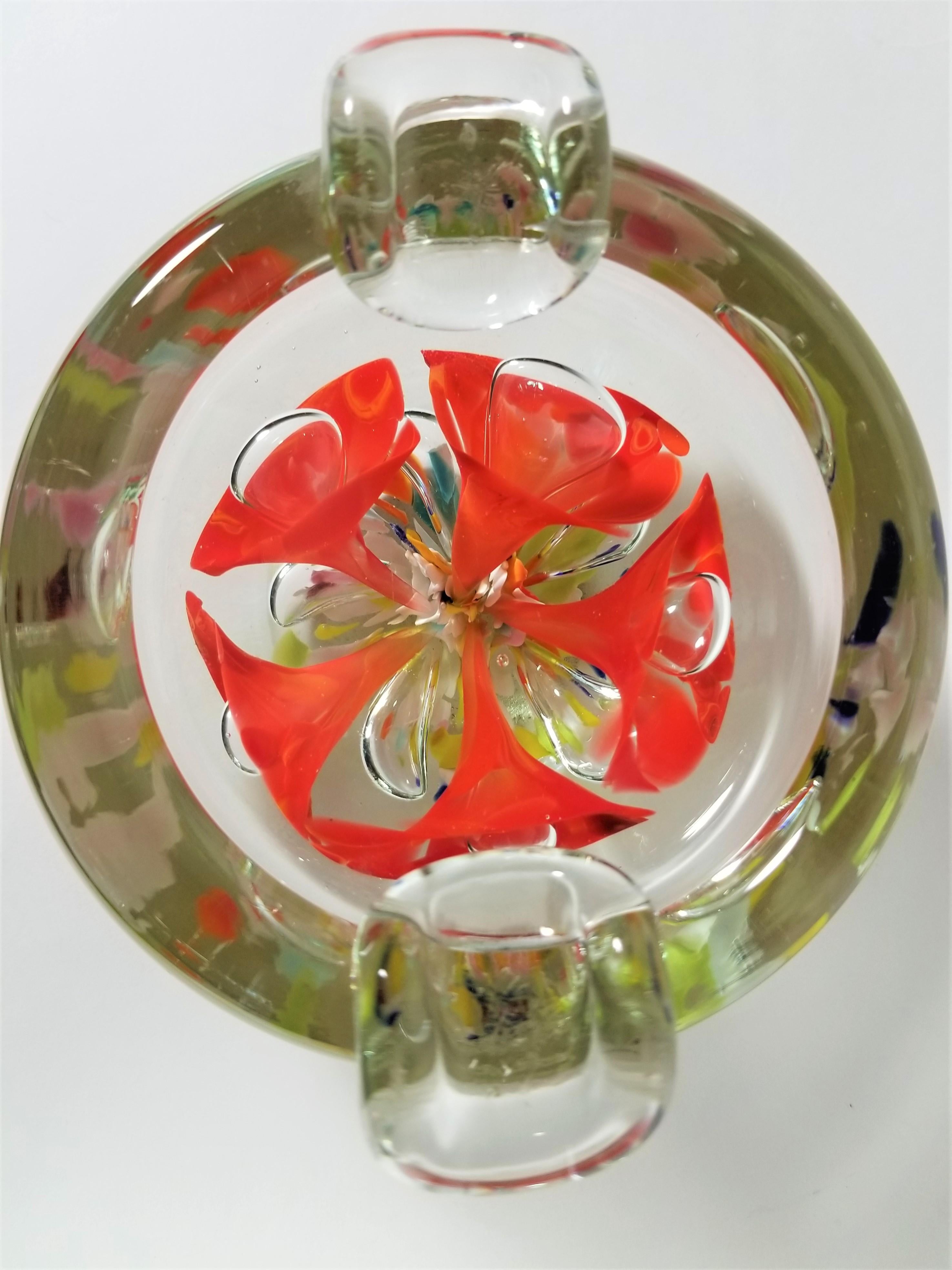 Murano Ashtray Art Glass Midcentury For Sale 7