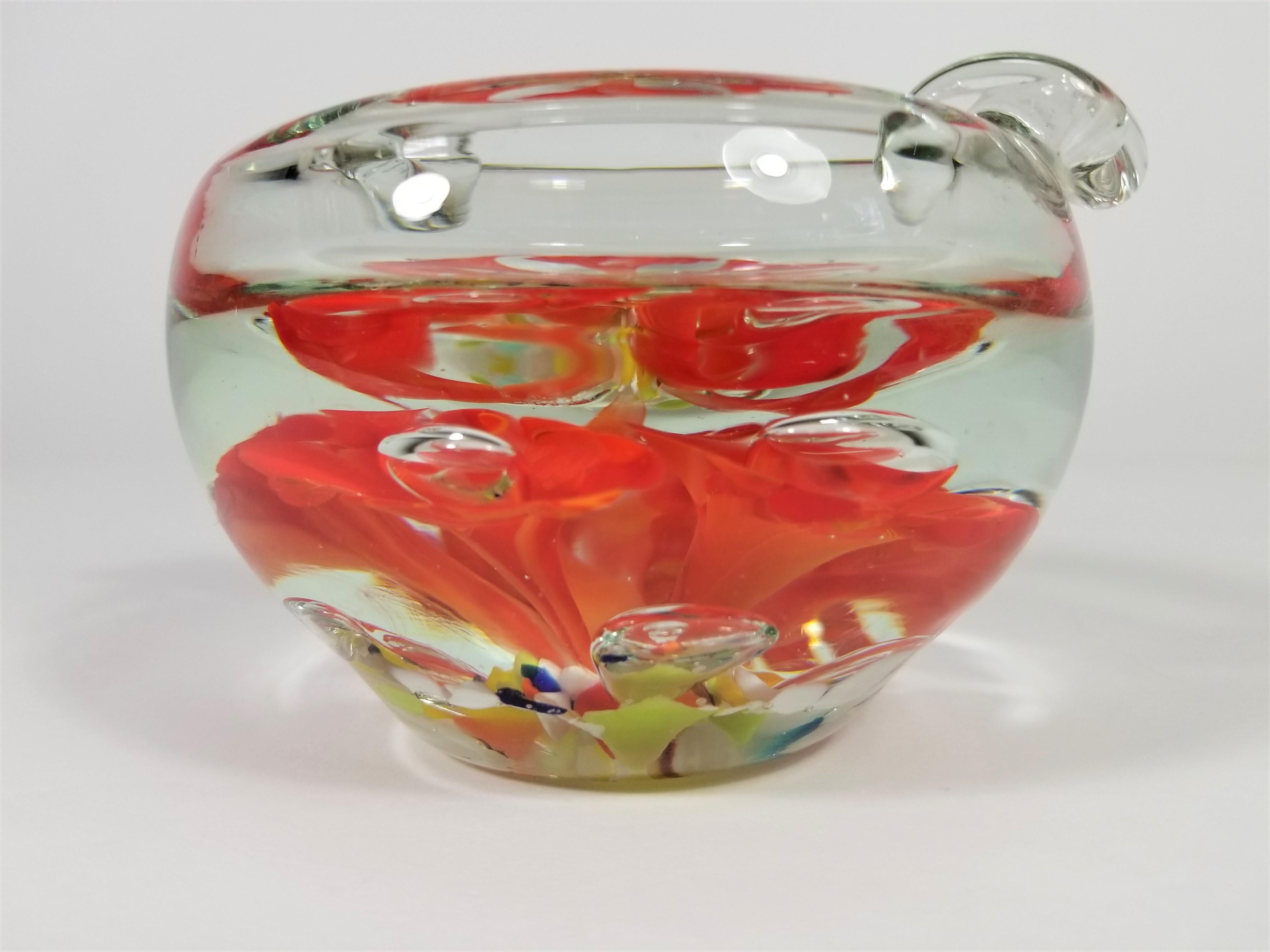 Murano Ashtray Art Glass Midcentury For Sale 1