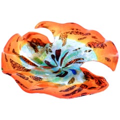 Murano AVEM 'Millefiori/Tutti Frutti Bowl, Original Bag Goode's Mayfair, 1960