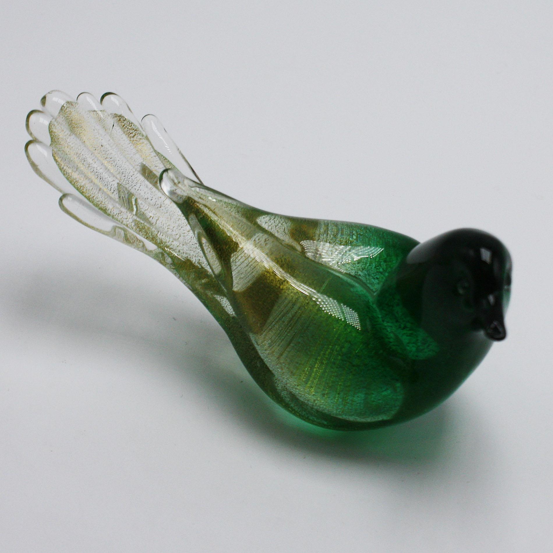 murano glass birds 1960
