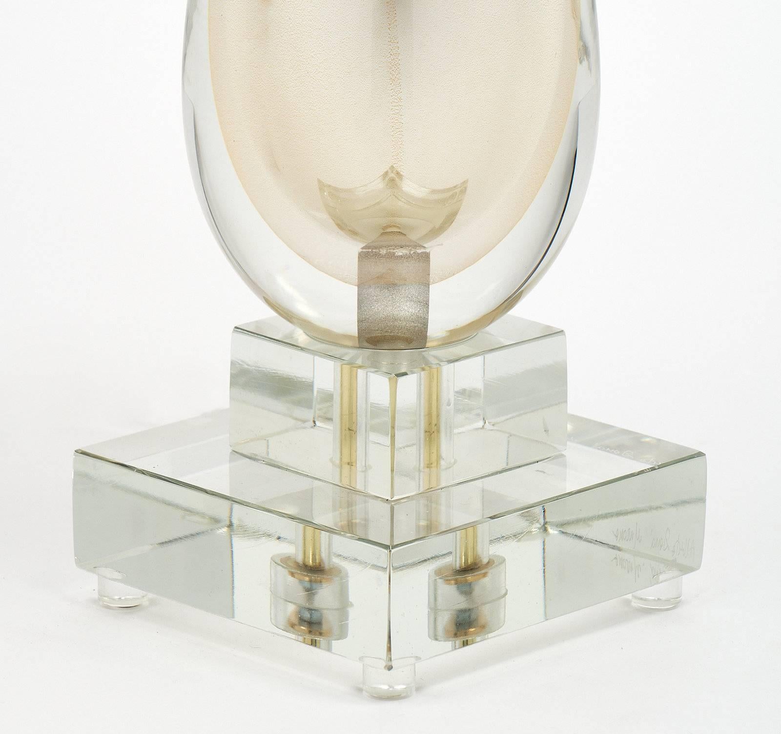 Lampes à miroir Avventurina de Murano en vente 1