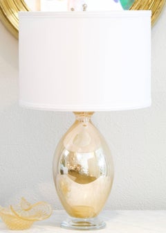 Murano "Avventurina" Mirrored Glass Table Lamps