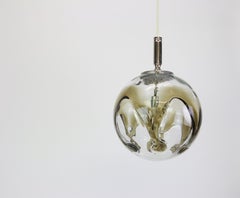 Murano Ball Pendant Light by Doria, Germany, 1970s