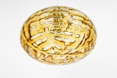 Murano Ball Pendant Light by Doria, Germany, 1970s