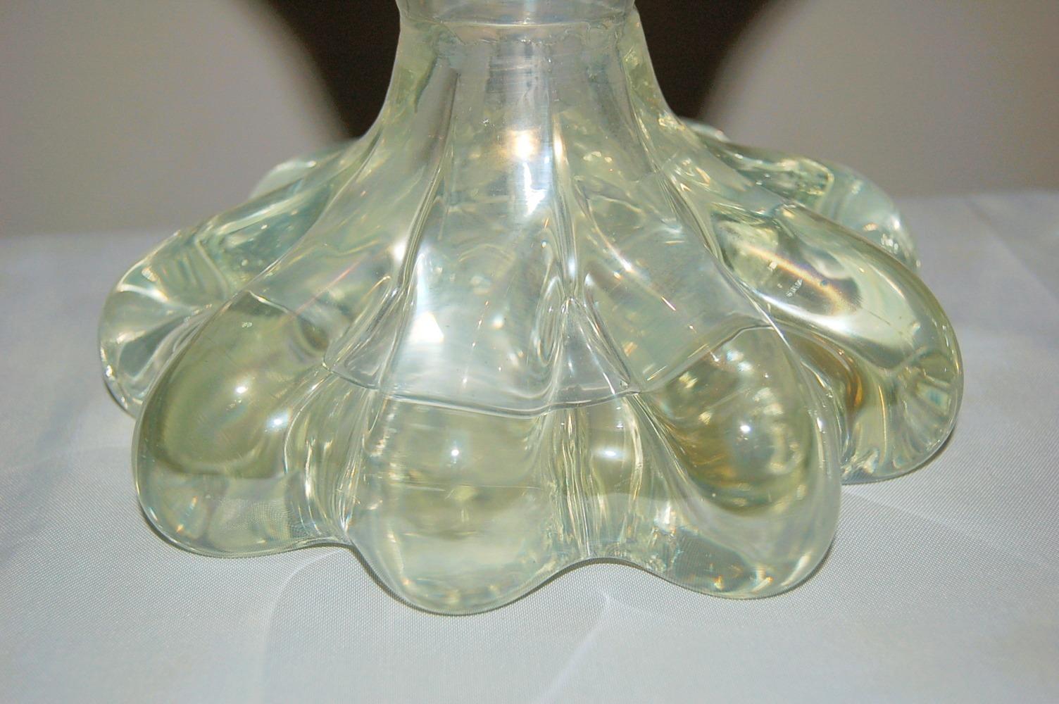 Lámparas de mesa de cristal de Murano Ballerina de Lavanda en Bueno estado para la venta en Smyrna, GA