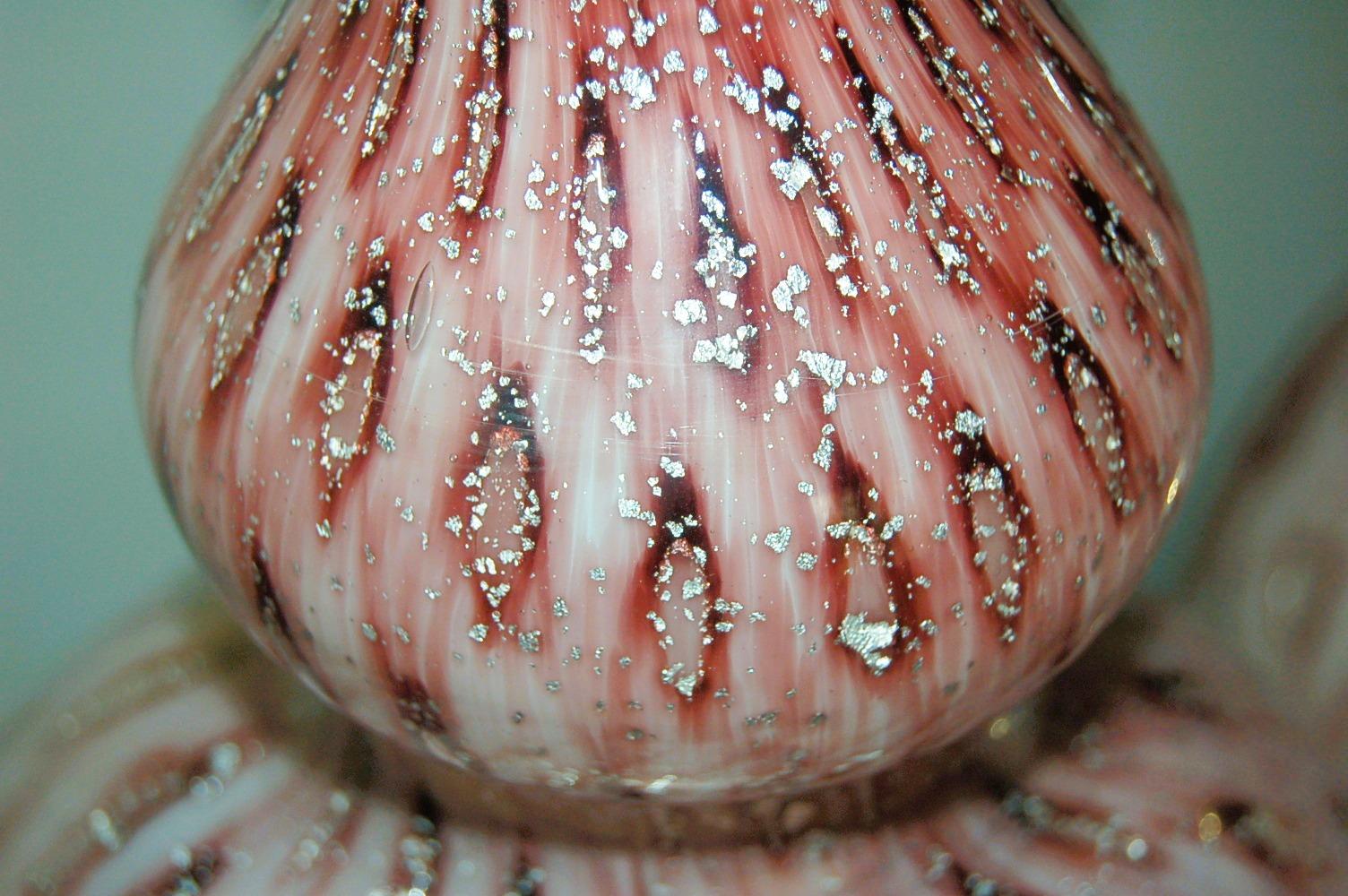 Lámparas de mesa de cristal de Murano Ballerina de Lavanda en venta 1