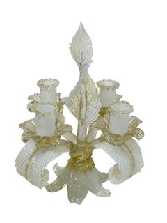 Murano "Barocchi" Series by Barovier & Toso Candle Holder, Italy