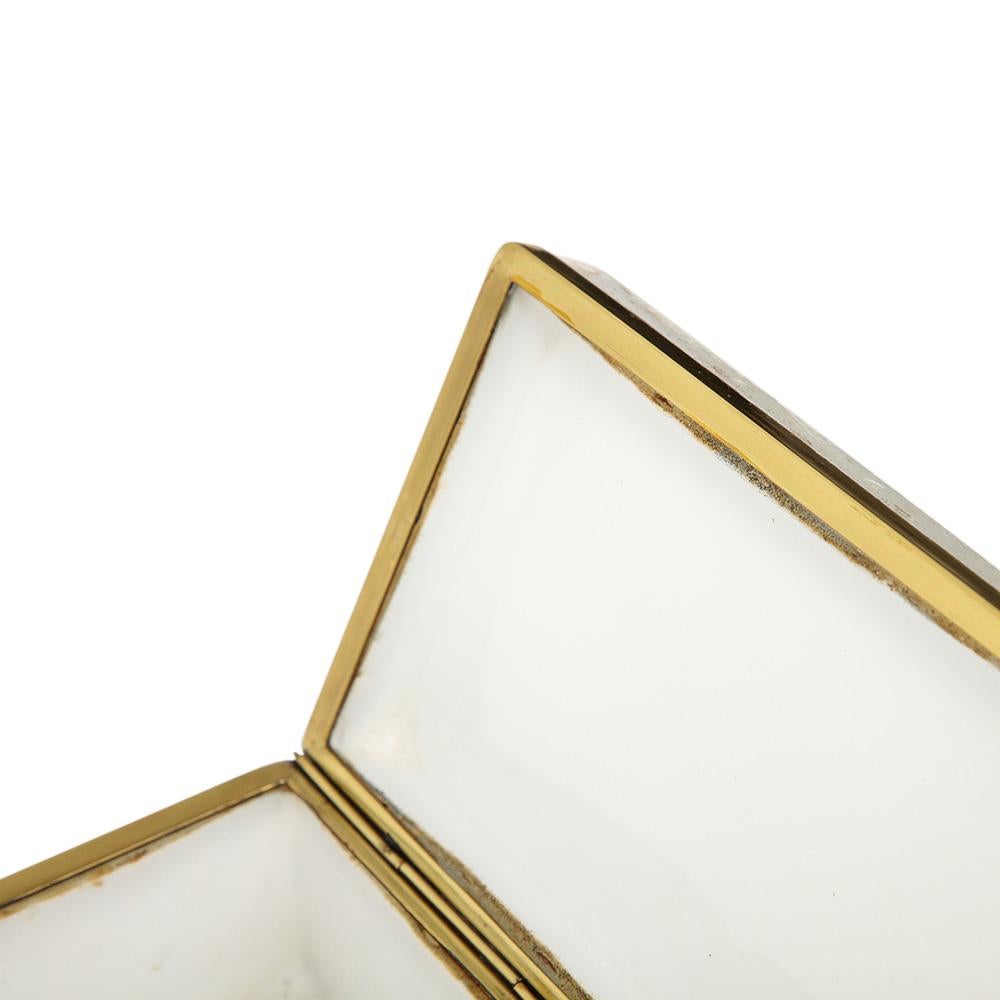 Murano Barovier & Toso Glasbox, Gold, Messing, mit Scharnier. im Angebot 12