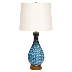 Lampe de table Neolitico de Murano Barovier 
Toso