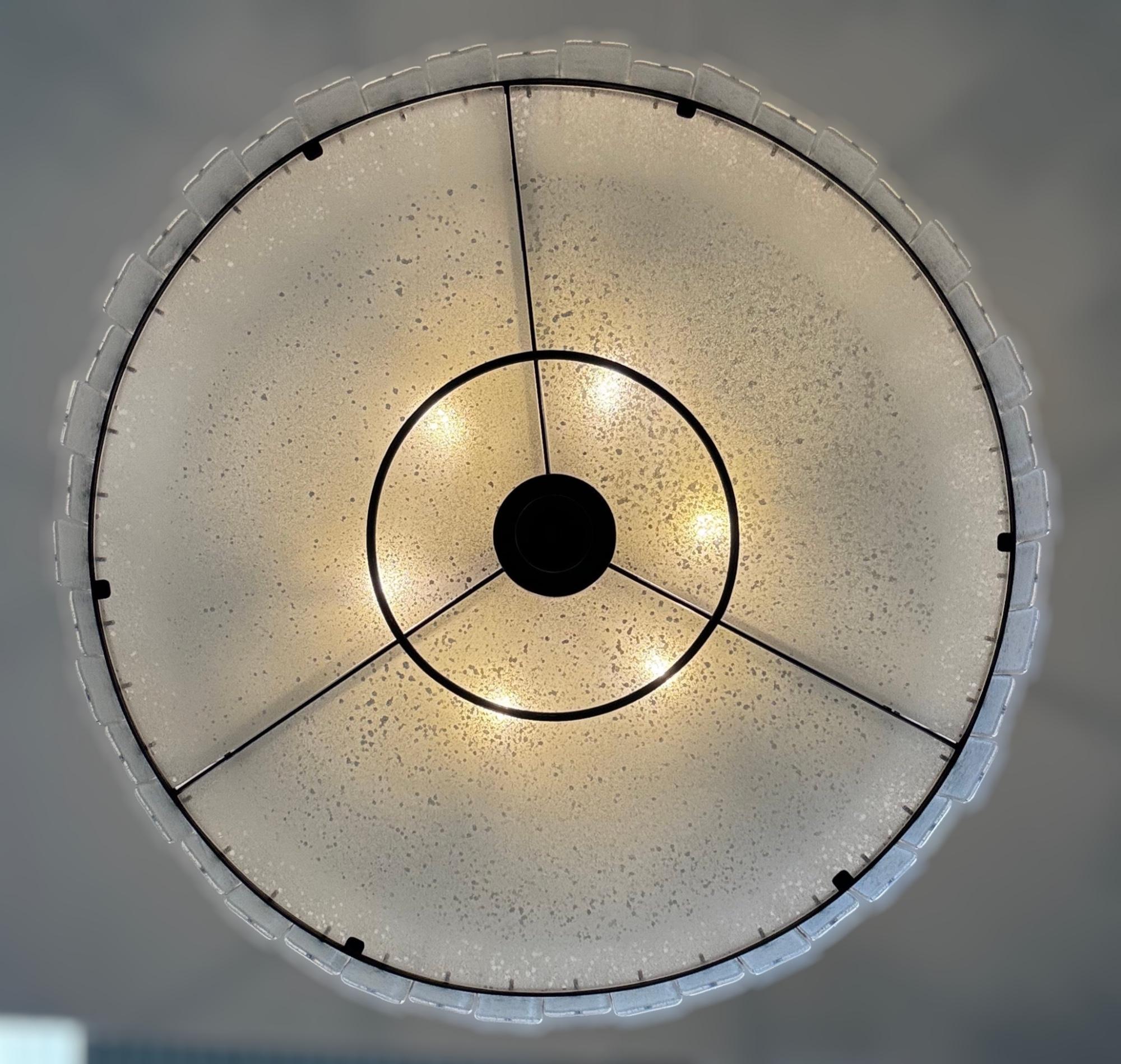 Lustre à barreaux de Murano par Fabio LTD en vente 1