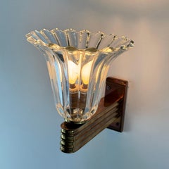Lampade da parete a campana di Murano di Ercole Barovier per Barovier&Toso, anni '40