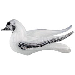 Murano Bird in Mouth-Blown Art Glass, 1960s-1970s