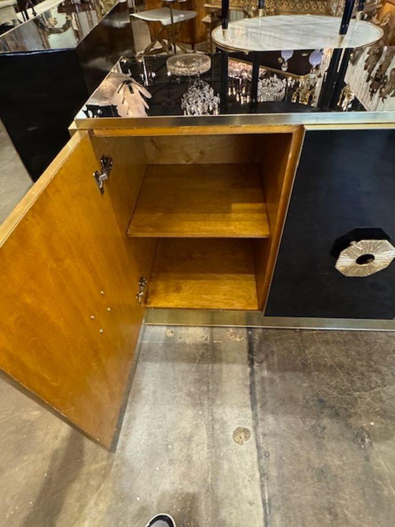 Buffet en verre noir de Murano en vente 4