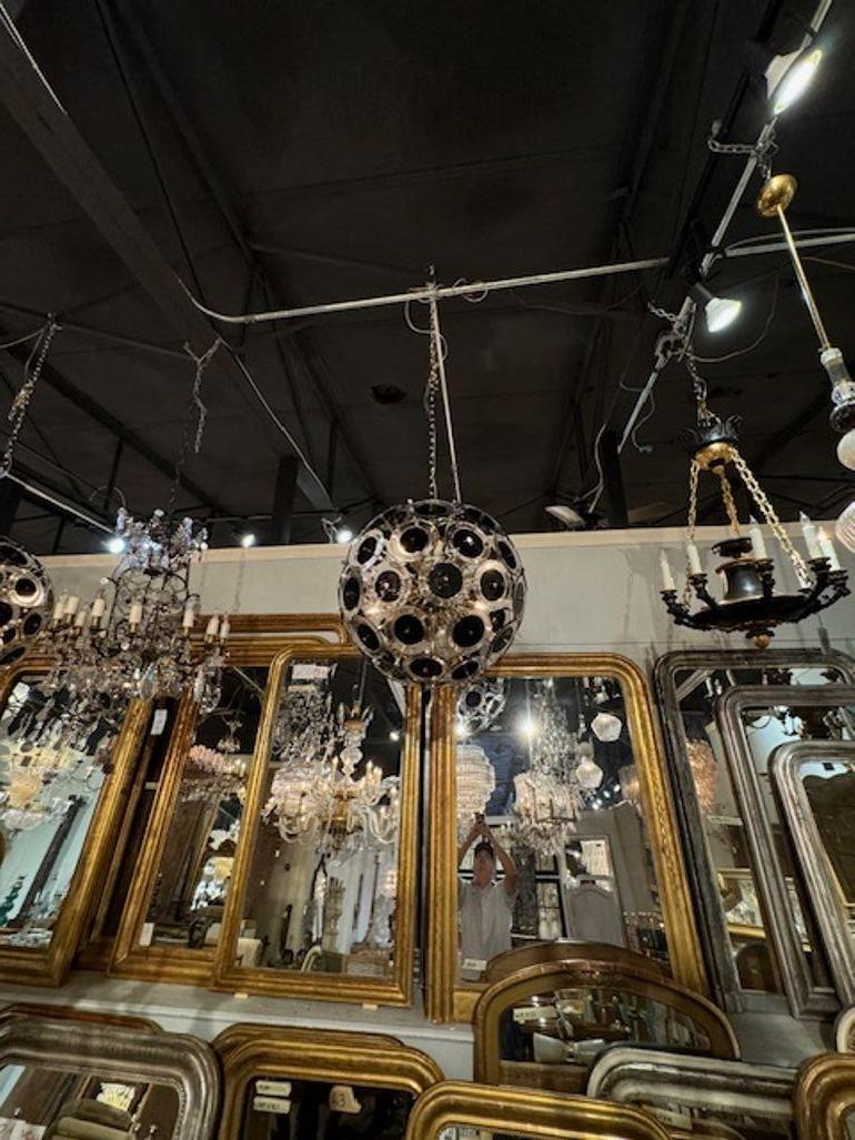 Lampadario Sputnik a dischi in vetro di Murano In condizioni buone in vendita a Dallas, TX