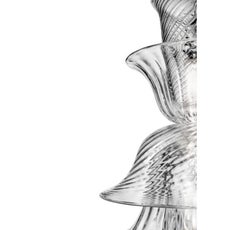 Murano Glass Suspension Lamp, Transparent
